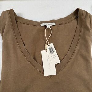 Z Supply Brown Tank Top